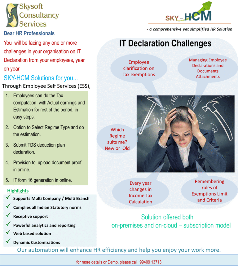 Simplify IT Declarations with SKY-HCM: A Smarter Way to Manage Tax Compliance